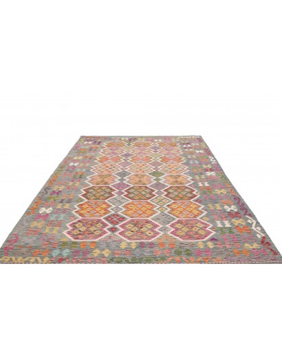 Tappeto Kilim Afghanistan marrone 204x301