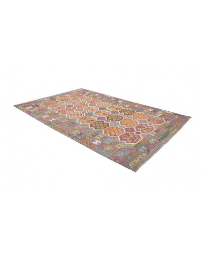 Tappeto Kilim Afghanistan marrone 204x301