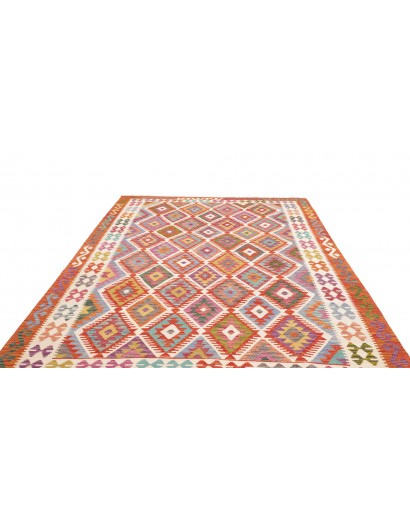 Tappeto Kilim Afghanistan beige marrone 204x300