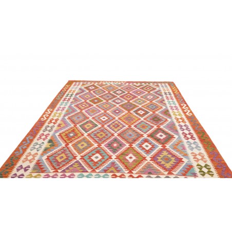 Tappeto Kilim Afghanistan beige marrone 204x300