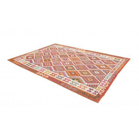 Tappeto Kilim Afghanistan beige marrone 204x300