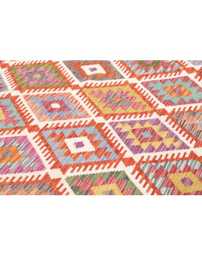 Tappeto Kilim Afghanistan beige marrone 204x300