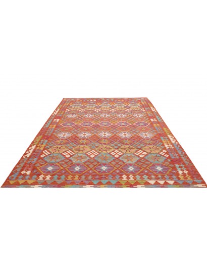 Tappeto Kilim Afghanistan rosso 205x301