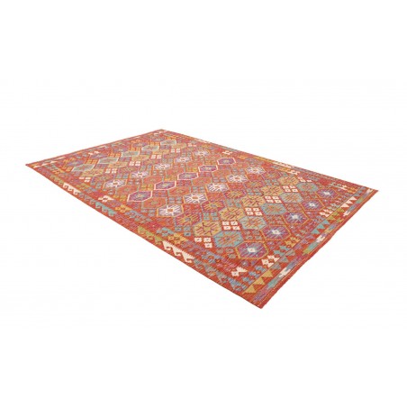 Tappeto Kilim Afghanistan rosso 205x301