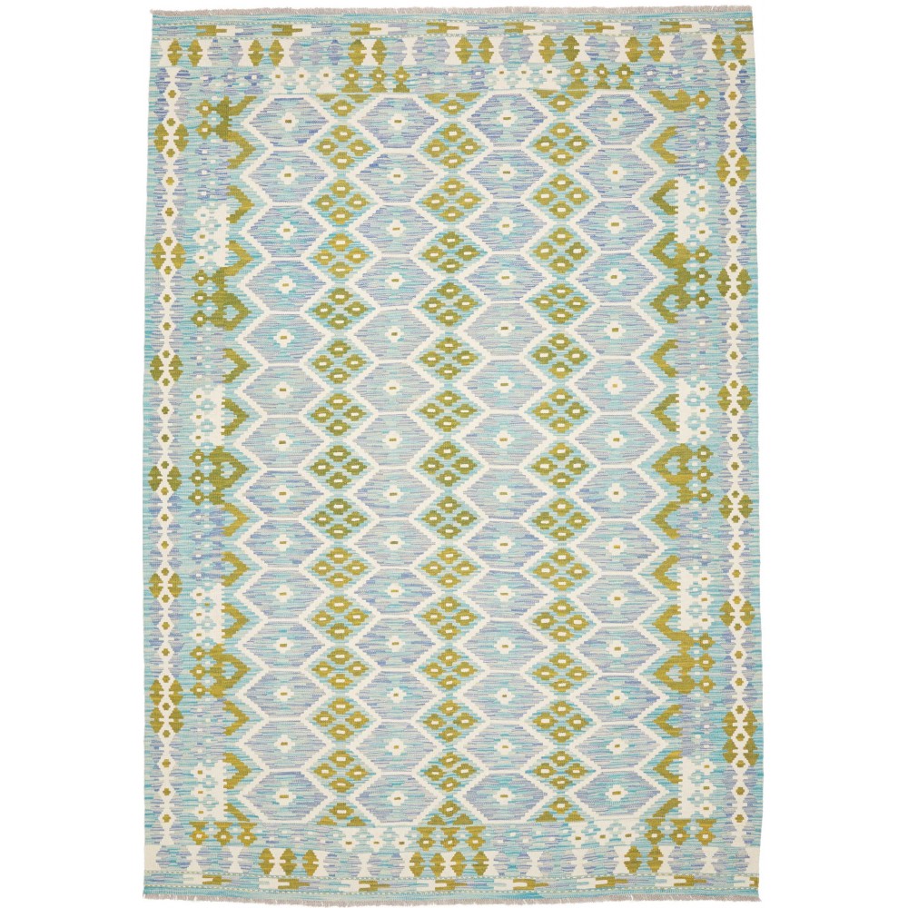 Tappeto Kilim Afghanistan bianco 205x296
