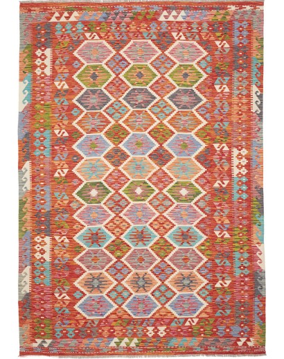 Tappeto Kilim Afghanistan marrone 207x300