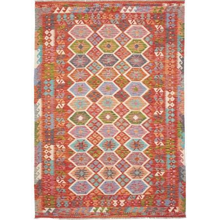 Tappeto Kilim Afghanistan marrone 207x300