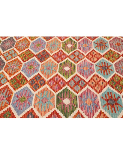 Tappeto Kilim Afghanistan marrone 207x300