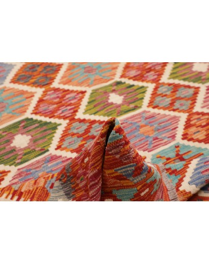 Tappeto Kilim Afghanistan marrone 207x300