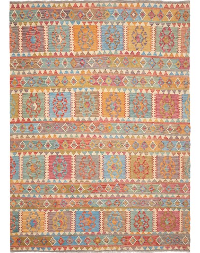 Tappeto Kilim Afghanistan marrone 211x294