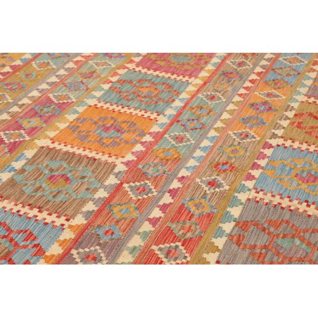 Tappeto Kilim Afghanistan marrone 211x294