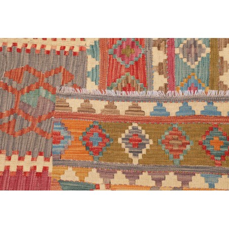 Tappeto Kilim Afghanistan marrone 211x294