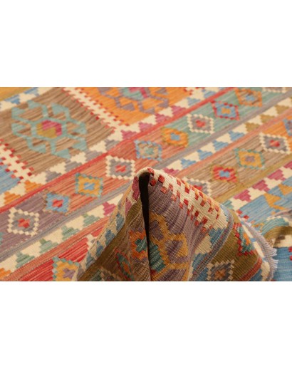 Tappeto Kilim Afghanistan marrone 211x294