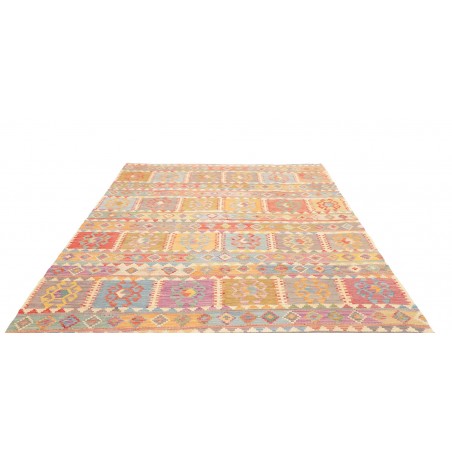 Tappeto Kilim Afghanistan marrone 203x282
