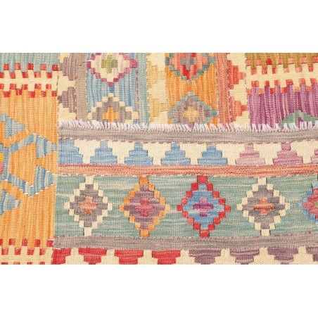 Tappeto Kilim Afghanistan marrone 203x282