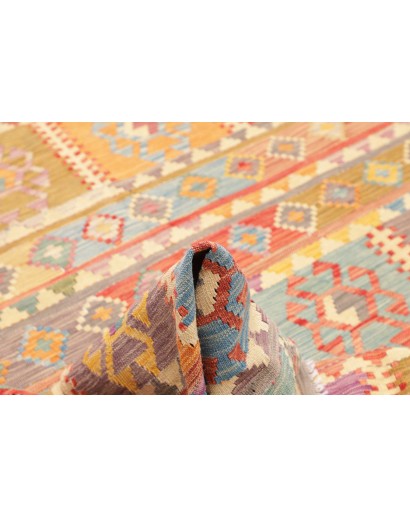 Tappeto Kilim Afghanistan marrone 203x282