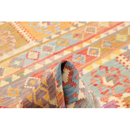 Tappeto Kilim Afghanistan marrone 203x282