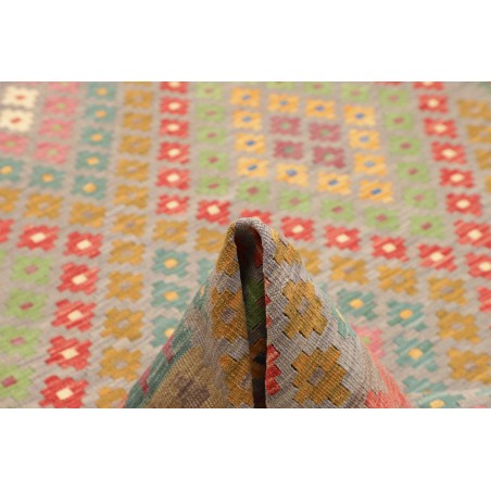 Tappeto Kilim Afghanistan marrone azzurro 200x295