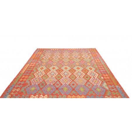 Tappeto Kilim Afghanistan marrone bianco 205x296