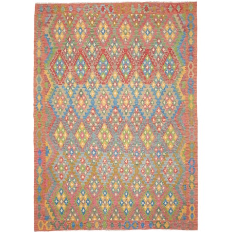 Tappeto Kilim Afghanistan marrone grigio 211x295