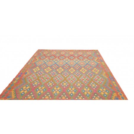 Tappeto Kilim Afghanistan marrone grigio 211x295