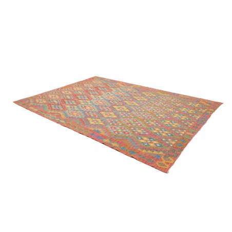 Tappeto Kilim Afghanistan marrone grigio 211x295