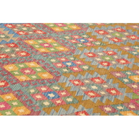 Tappeto Kilim Afghanistan marrone grigio 211x295