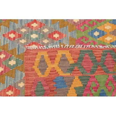 Tappeto Kilim Afghanistan marrone grigio 211x295