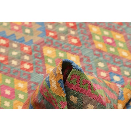 Tappeto Kilim Afghanistan marrone grigio 211x295