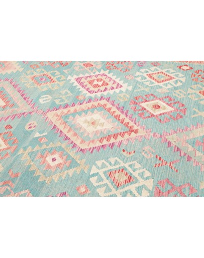 Tappeto Kilim Afghanistan beige blu 210x292