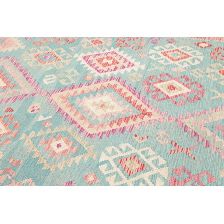 Tappeto Kilim Afghanistan beige blu 210x292