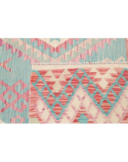 Tappeto Kilim Afghanistan beige blu 210x292