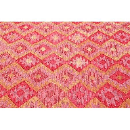 Tappeto Kilim Afghanistan arancione rosso 204x289
