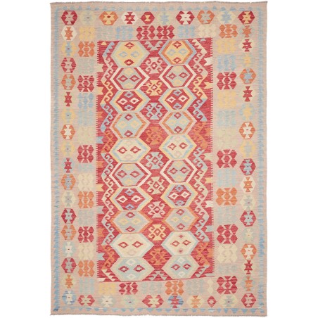 Tappeto Kilim Afghanistan marrone beige 206x299