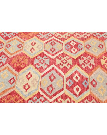 Tappeto Kilim Afghanistan marrone beige 206x299