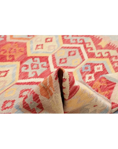 Tappeto Kilim Afghanistan marrone beige 206x299