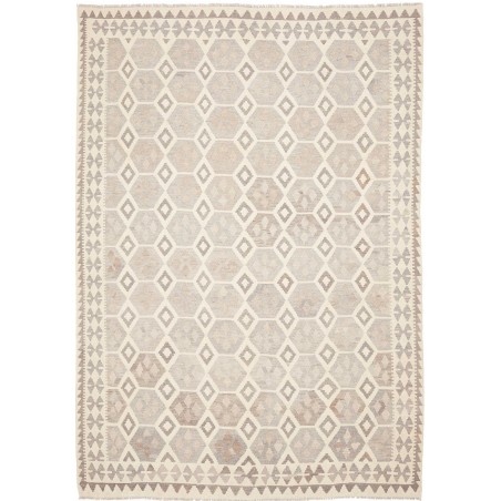Tappeto Kilim Afghanistan bianco 206x295
