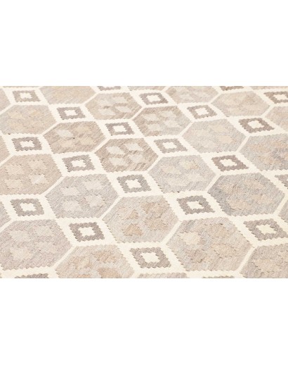 Tappeto Kilim Afghanistan bianco 206x295