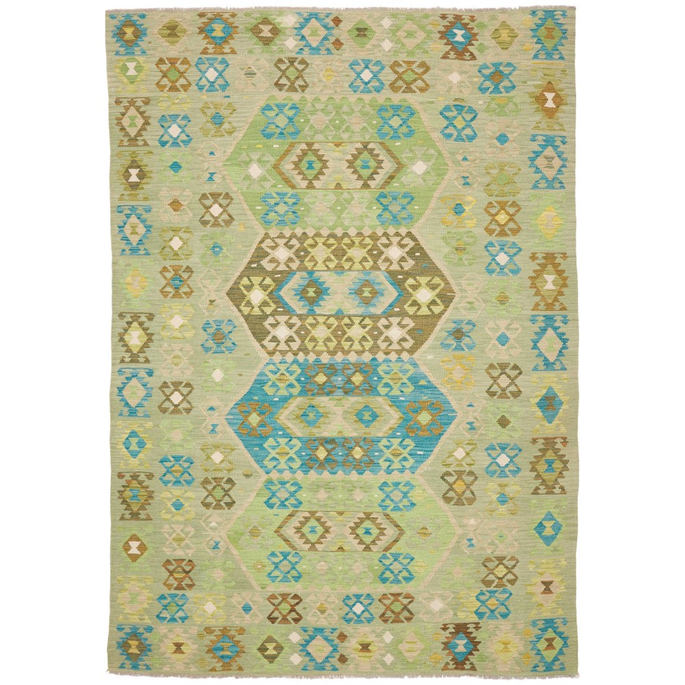 Tappeto Kilim Afghanistan marrone 203x290