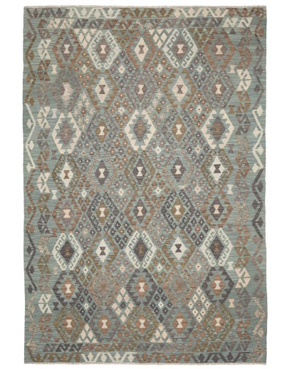 Tappeto Kilim Afghanistan bianco 204x296