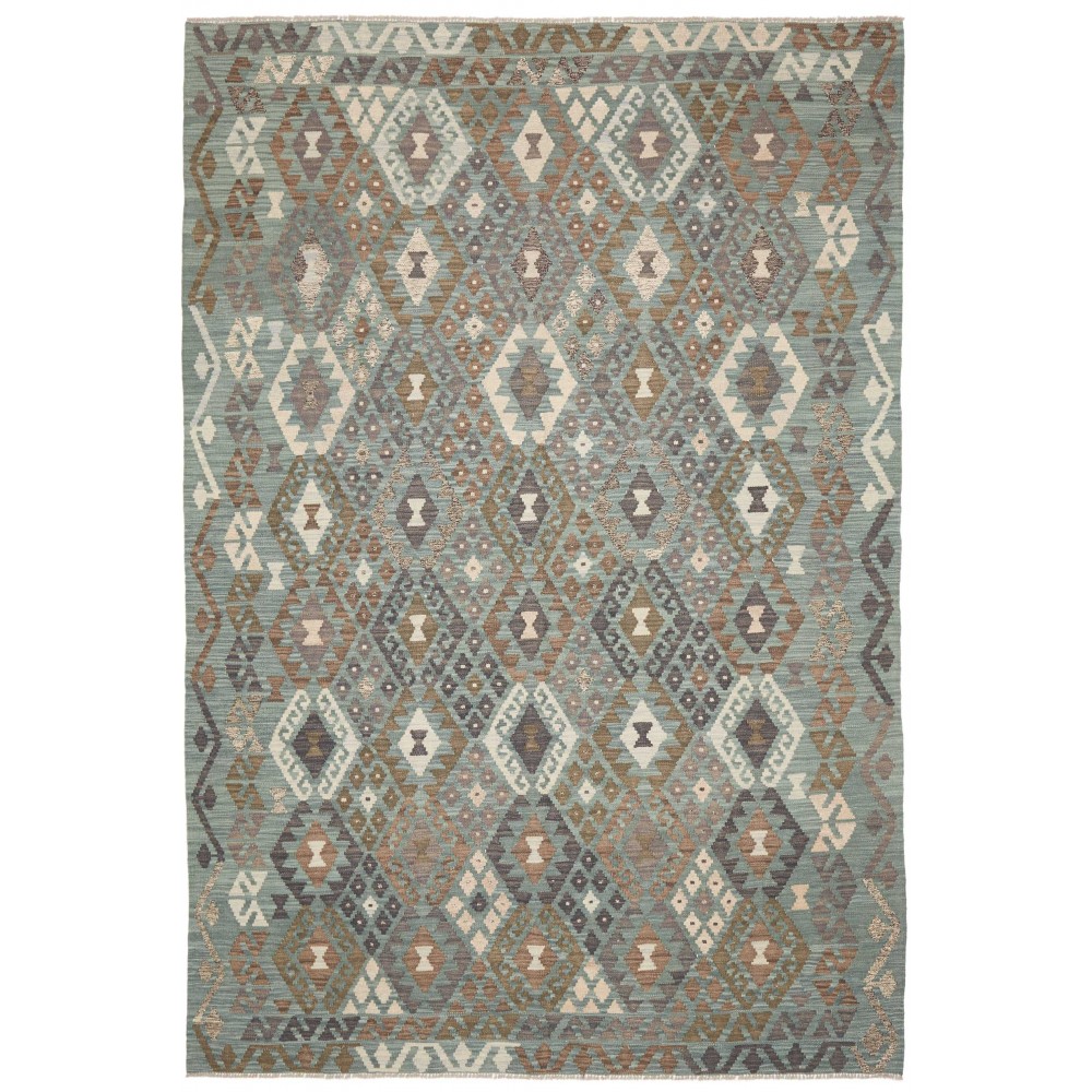 Tappeto Kilim Afghanistan bianco 204x296