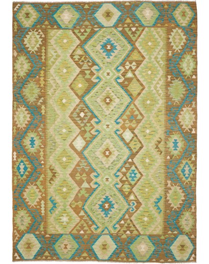 Tappeto Kilim Afghanistan marrone 207x299