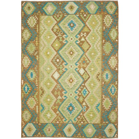 Tappeto Kilim Afghanistan marrone 207x299