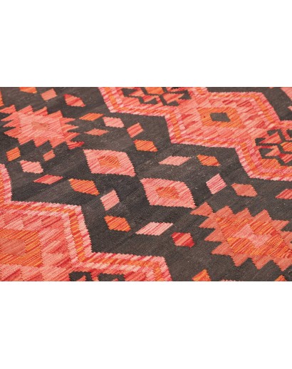 Tappeto Kilim Afghanistan rosso grigio 209x292