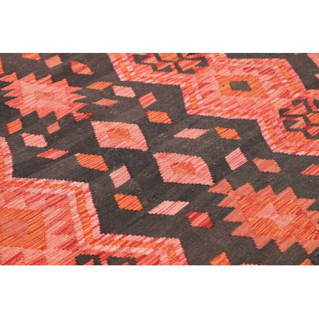 Tappeto Kilim Afghanistan rosso grigio 209x292