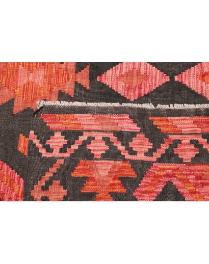 Tappeto Kilim Afghanistan rosso grigio 209x292