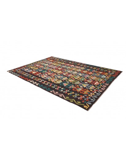 Tappeto Kilim Afghanistan marrone 204x288
