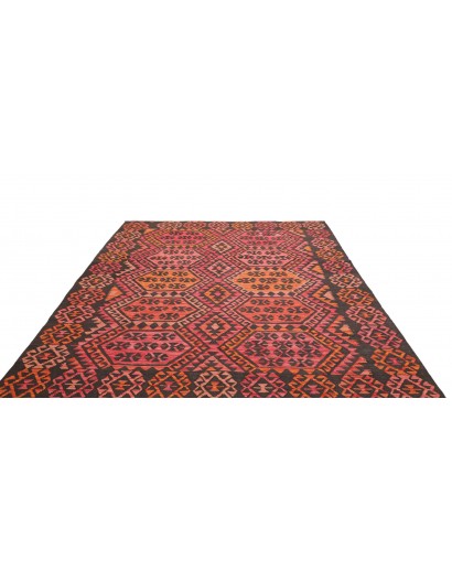 Tappeto Kilim Afghanistan grigio arancione 210x290