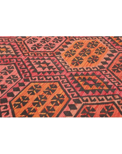 Tappeto Kilim Afghanistan grigio arancione 210x290