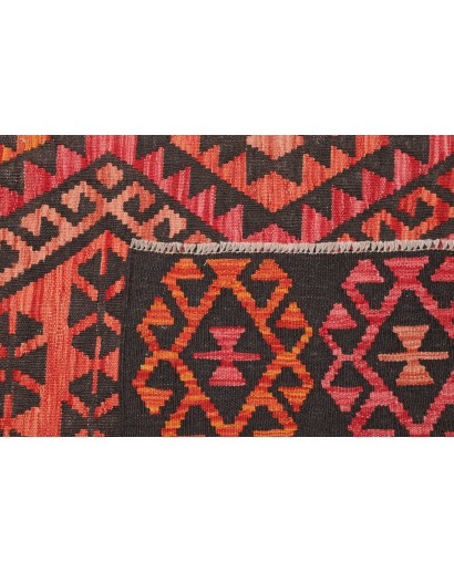 Tappeto Kilim Afghanistan grigio arancione 210x290